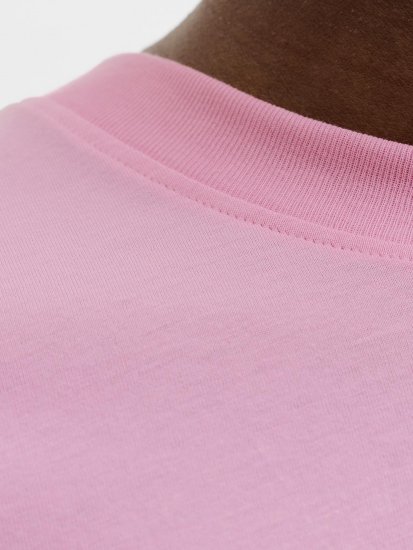 Jack & Jones Brandon T-Shirt Pink - Trička - Trička nadměrné velikosti - 2XL-14XL