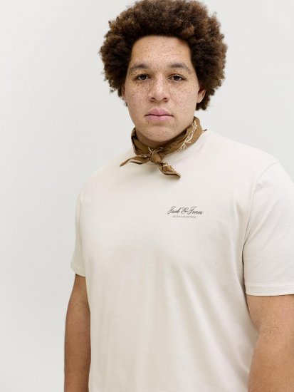 Jack & Jones Archive Tričko Šedé - Trička - Trička nadměrné velikosti - 2XL-14XL