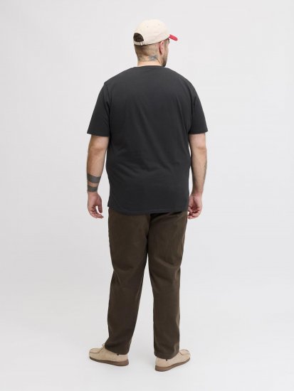 Jack & Jones Archive Tričko Černé - Trička - Trička nadměrné velikosti - 2XL-14XL