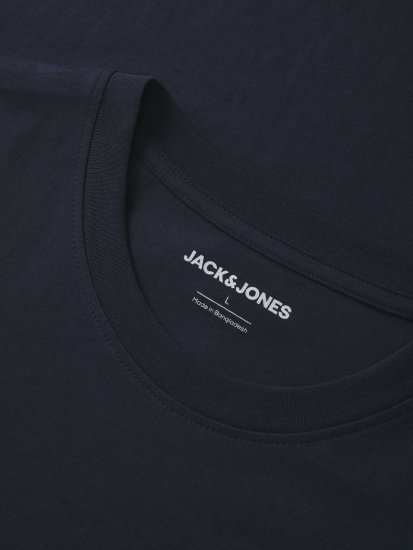 Jack & Jones King Crew Neck T-Shirt Navy - Trička s potiskem - Trička s potiskem - 2XL-8XL