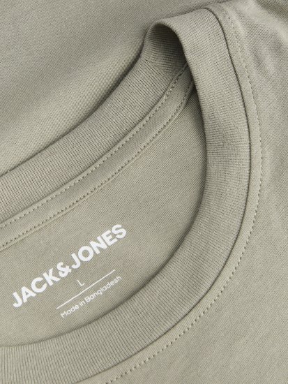 Jack & Jones King Crew Neck T-Shirt Grey - Trička s potiskem - Trička s potiskem - 2XL-8XL