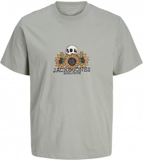 Jack & Jones Catskills Tričko Zelené - Trička - Trička nadměrné velikosti - 2XL-14XL