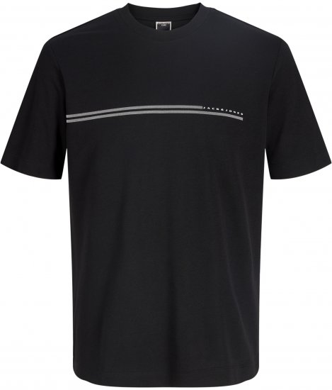 Jack & Jones Cofusion T-Shirt Black - Trička - Trička nadměrné velikosti - 2XL-14XL