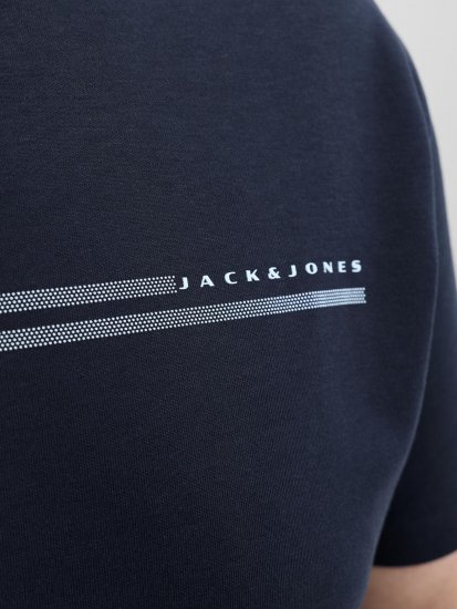 Jack & Jones Cofusion T-Shirt Navy - Trička - Trička nadměrné velikosti - 2XL-14XL