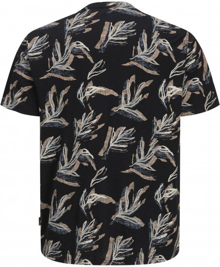 Jack & Jones Montauk T-Shirt Black - Trička - Trička nadměrné velikosti - 2XL-14XL