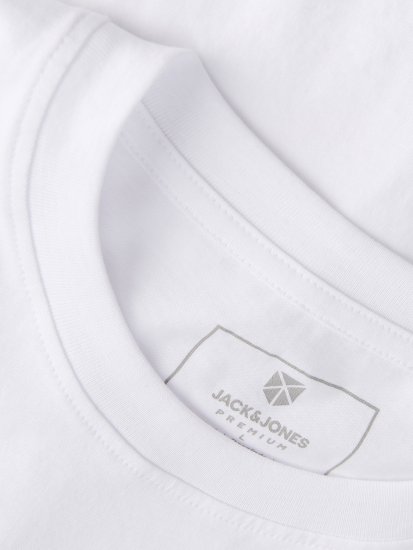 Jack & Jones Blaneo Short Sleeve T-Shirt White - Trička - Trička nadměrné velikosti - 2XL-14XL