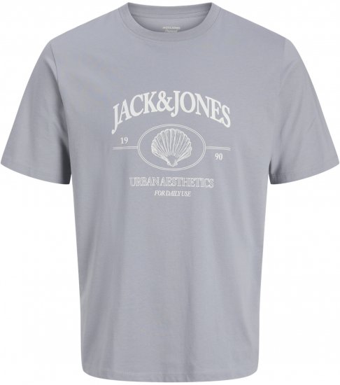Jack & Jones Nantucket Tričko Modré - Trička - Trička nadměrné velikosti - 2XL-14XL