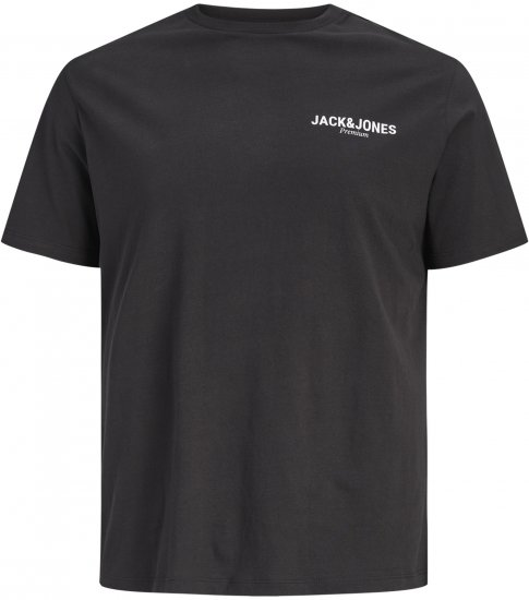 Jack & Jones Oscar T-Shirt Black - Trička s potiskem - Trička s potiskem - 2XL-8XL