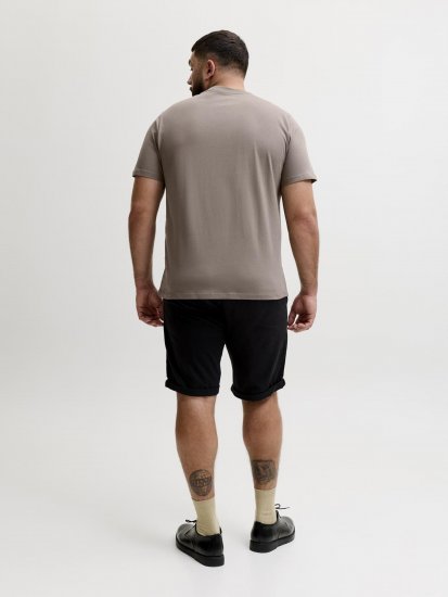 Jack & Jones Oscar T-Shirt Grey - Trička s potiskem - Trička s potiskem - 2XL-8XL