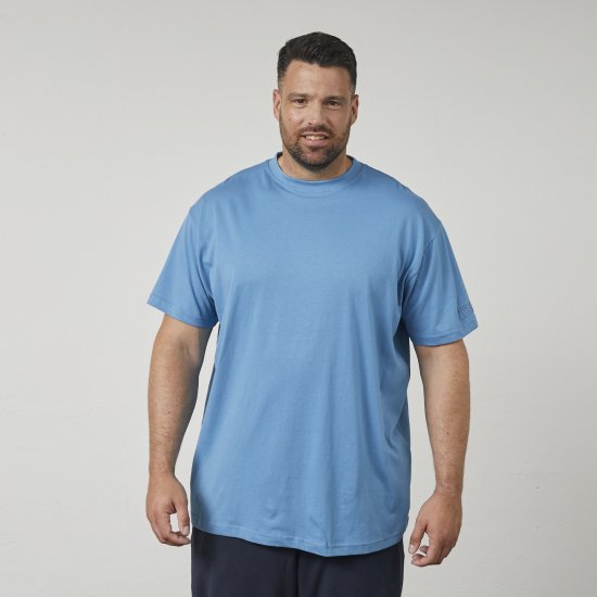 North Latitude 61010 US Tričko Středně Modrá - Trička - Trička nadměrné velikosti - 2XL-14XL