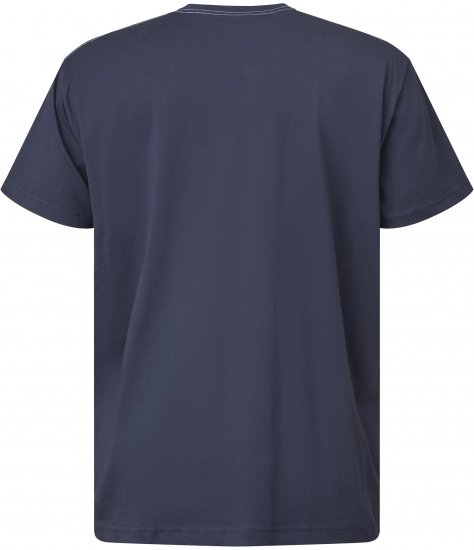 North Latitude 61119 Tričko S Potiskem Námořnická Modrá - Trička - Trička nadměrné velikosti - 2XL-14XL
