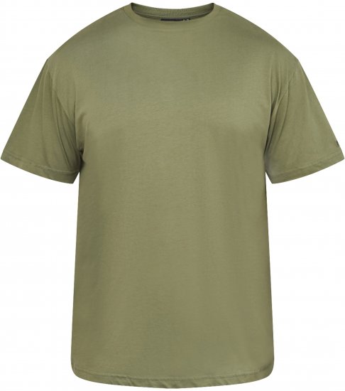 North Latitude 61320 Tričko S Potiskem Na Zádech Olivově Zelená - Trička - Trička nadměrné velikosti - 2XL-14XL