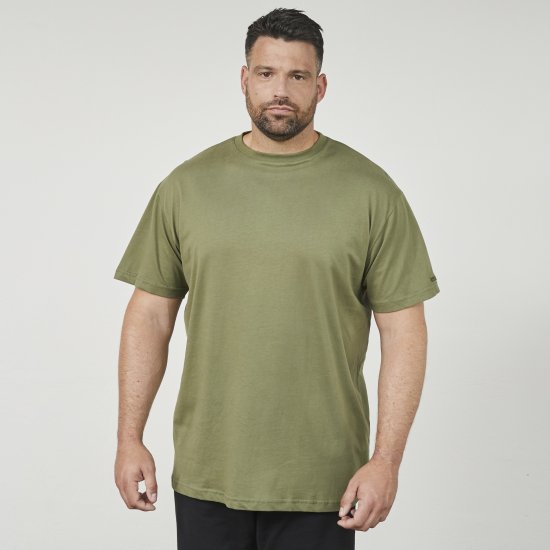 North Latitude 61320 Tričko S Potiskem Na Zádech Olivově Zelená - Trička - Trička nadměrné velikosti - 2XL-14XL