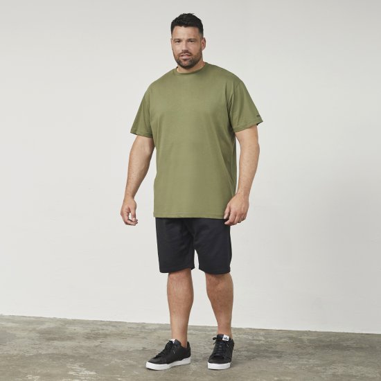 North Latitude 61320 Tričko S Potiskem Na Zádech Olivově Zelená - Trička - Trička nadměrné velikosti - 2XL-14XL