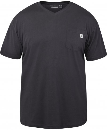 North Latitude 61322 Tričko S Výstřihem Do V Černá - Trička - Trička nadměrné velikosti - 2XL-14XL