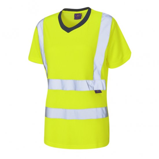 Leo Belstone EcoViz Comfort Women's T-Shirt Yellow - Pracovní Oděvy - 
