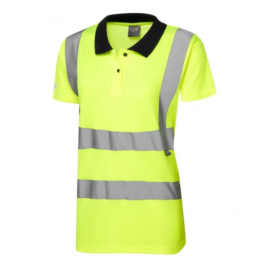 Leo Lana EcoViz Comfort Women's Polo Shirt Yellow - Pracovní Oděvy - 