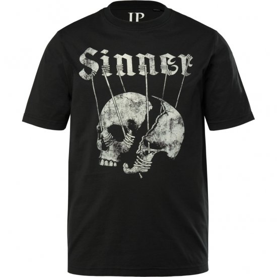 JP1880 T-Shirt Sinner Black - Trička - Trička nadměrné velikosti - 2XL-14XL