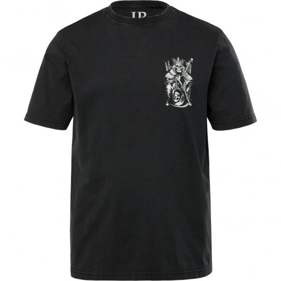 JP1880 T-Shirt Vintage Skeleton Black - Trička - Trička nadměrné velikosti - 2XL-14XL