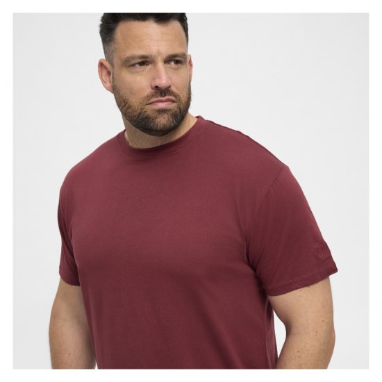 North Latitude T-Shirt O-Neck Bordeaux - Trička - Trička nadměrné velikosti - 2XL-14XL