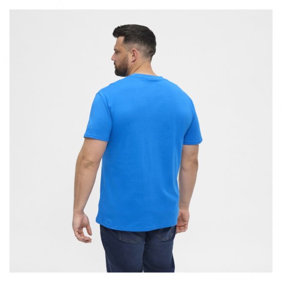 North Latitude T-Shirt O-Neck Cobolt Blue - Trička - Trička nadměrné velikosti - 2XL-14XL