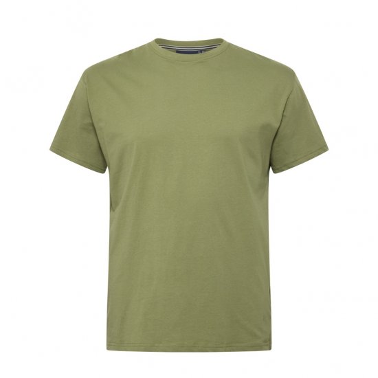 North Latitude T-Shirt O-Neck Olive Green - Trička - Trička nadměrné velikosti - 2XL-14XL