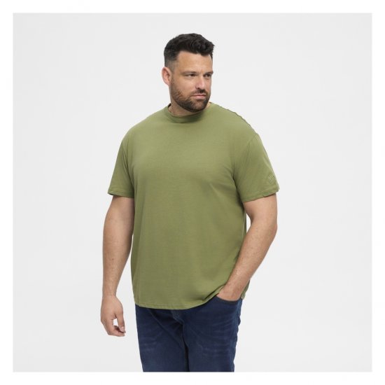North Latitude T-Shirt O-Neck Olive Green - Trička - Trička nadměrné velikosti - 2XL-14XL
