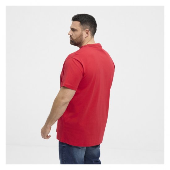 North Latitude Logo T-Shirt Red - Trička - Trička nadměrné velikosti - 2XL-14XL