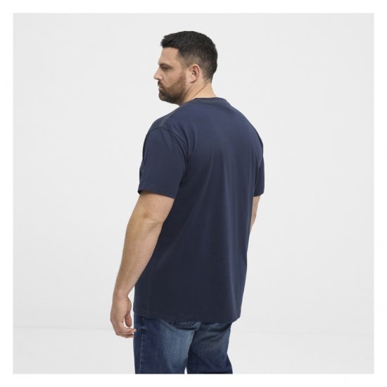 North Latitude Logo T-Shirt Navy - Trička - Trička nadměrné velikosti - 2XL-14XL