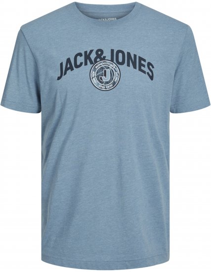 Jack & Jones Ounce Logo T-Shirt Turquoise - Trička - Trička nadměrné velikosti - 2XL-14XL