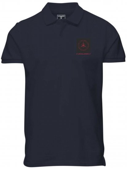 Jack & Jones Conrad Polo Short Sleeve Navy - Polokošile - Polokošile 2XL-8XL - Trička s límečkem 2XL-8XL
