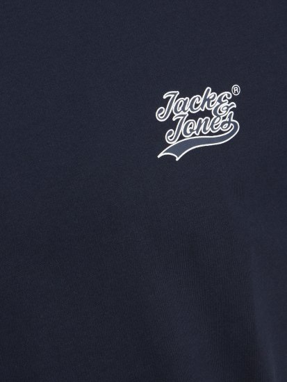 Jack & Jones Trevor T-Shirt Navy - Trička - Trička nadměrné velikosti - 2XL-14XL