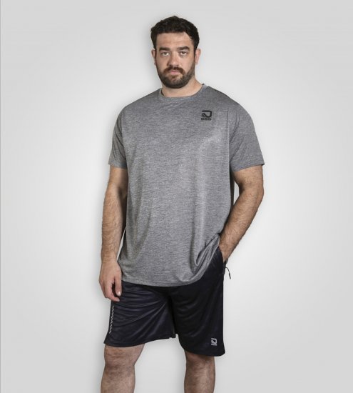 D555 Retford T-Shirt Lightweight Peach Finished Grey - Trička - Trička nadměrné velikosti - 2XL-14XL