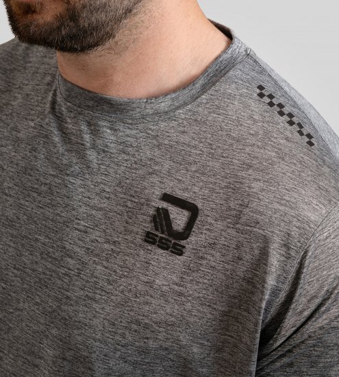 D555 Retford T-Shirt Lightweight Peach Finished Grey - Trička - Trička nadměrné velikosti - 2XL-14XL