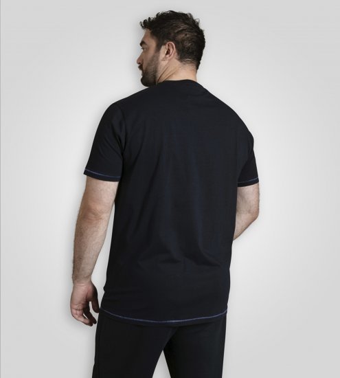 D555 Birkenhead T-Shirt Gas Monkey Garage Navy - Trička - Trička nadměrné velikosti - 2XL-14XL