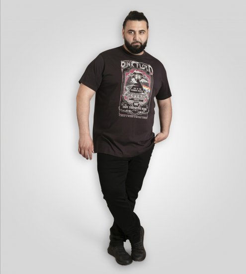 D555 Blackpool T-Shirt Official Pink Floyd Black - Trička - Trička nadměrné velikosti - 2XL-14XL