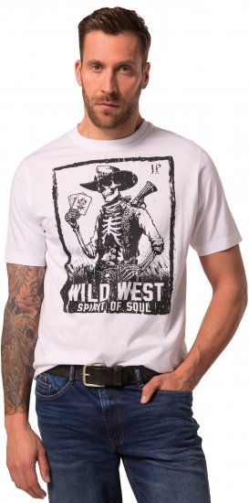 JP1880 T-Shirt 2-Pack Wild West Black And White - Trička - Trička nadměrné velikosti - 2XL-14XL