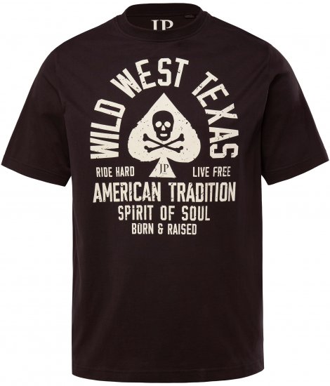 JP1880 T-Shirt 2-Pack Wild West Black And White - Trička - Trička nadměrné velikosti - 2XL-14XL