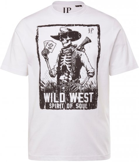 JP1880 T-Shirt 2-Pack Wild West Black And White - Trička - Trička nadměrné velikosti - 2XL-14XL