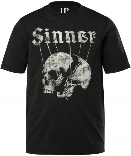 JP1880 T-Shirt Sinner Black - Trička - Trička nadměrné velikosti - 2XL-14XL