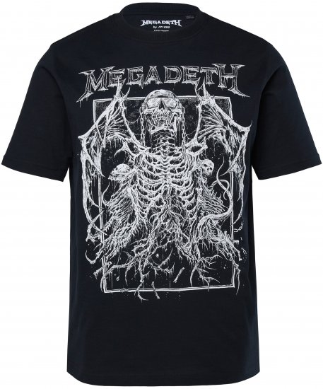 JP1880 Megadeth T-shirt Black - Trička s kapelami - 