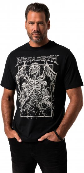 JP1880 Megadeth T-shirt Black - Trička s kapelami - 