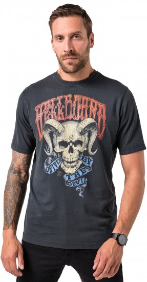JP1880 T-Shirt Driven By The Devil Black - Trička - Trička nadměrné velikosti - 2XL-14XL