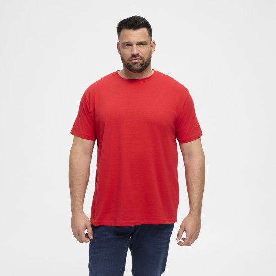North Latitude T-Shirt O-Neck Red TALL - TALL trička - Prodloužená pánská trička