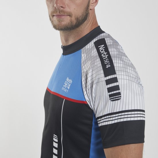 North Latitude Sport Bike T-Shirt Black TALL - Sportovní oblečení - Sportovní Oblečení 2XL-10XL