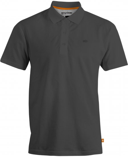 Motley Denim Bratislava Polo Charcoal - Polokošile - Polokošile 2XL-8XL - Trička s límečkem 2XL-8XL
