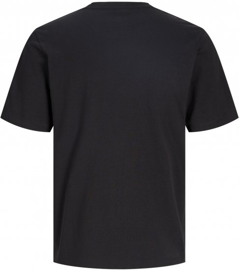 Jack & Jones Kevin Tričko Černé - Trička - Trička nadměrné velikosti - 2XL-14XL