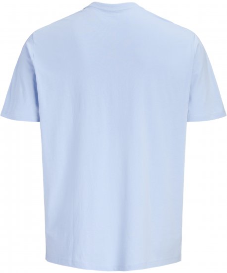 Jack & Jones Kevin Tričko Modré - Trička - Trička nadměrné velikosti - 2XL-14XL