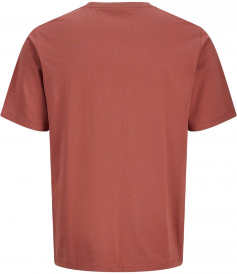 Jack & Jones Alex Tričko Červené - Trička - Trička nadměrné velikosti - 2XL-14XL