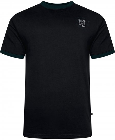 Kam Jeans 5793 Cedar Creek Reverse Print Tee Black - Trička - Trička nadměrné velikosti - 2XL-14XL